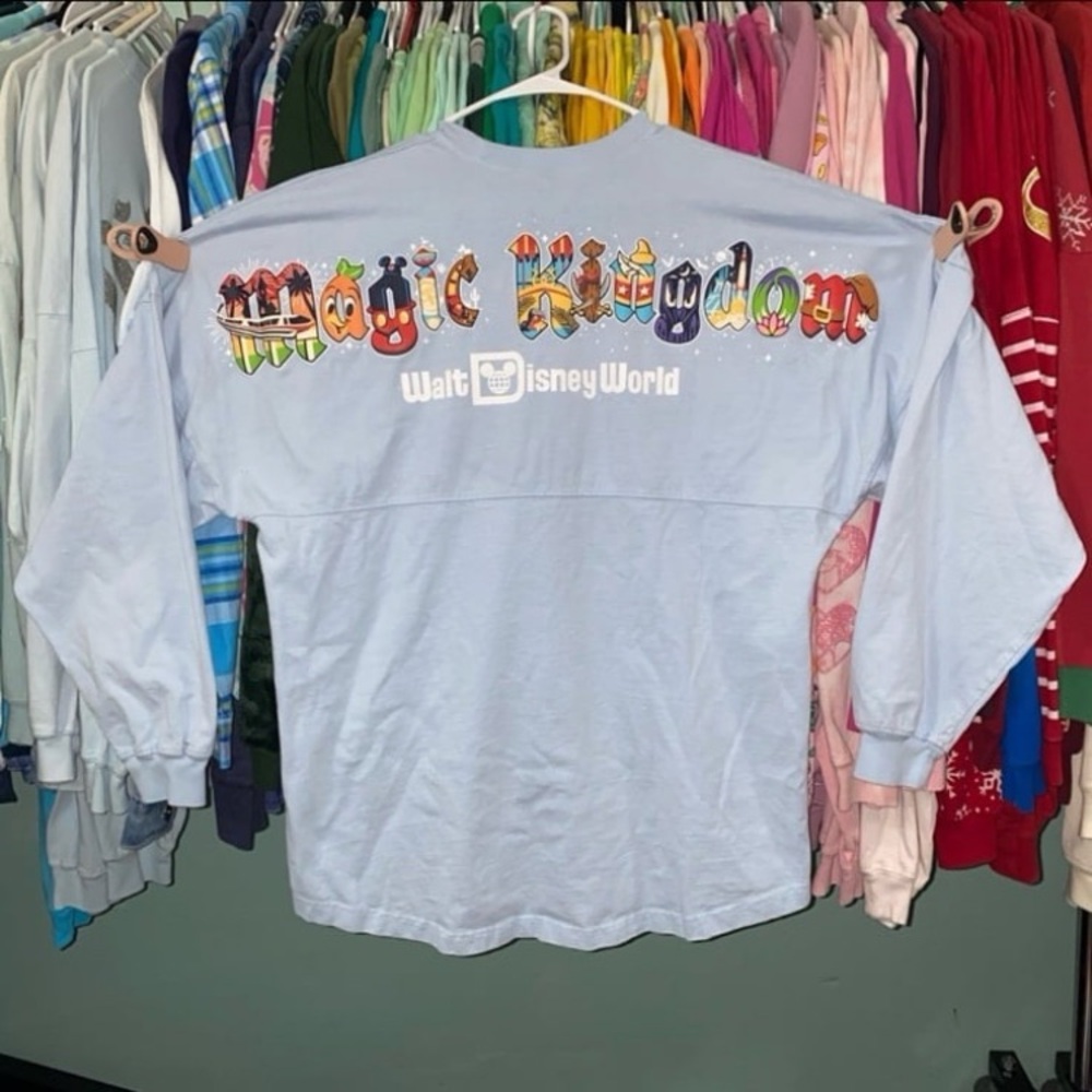 Disney parks magic kingdom attractions spirit jersey L
